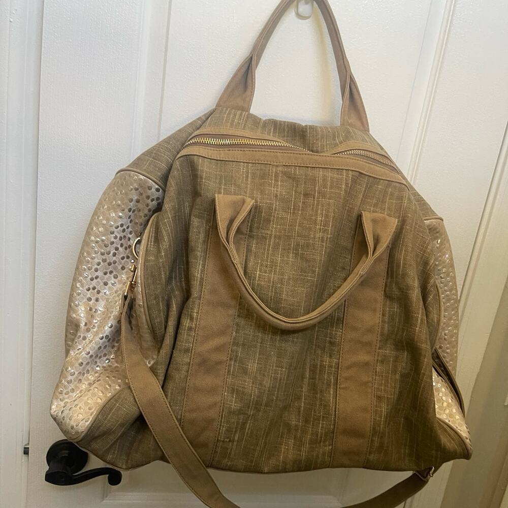 Deux Lux Anthropogie duffle bag weekender